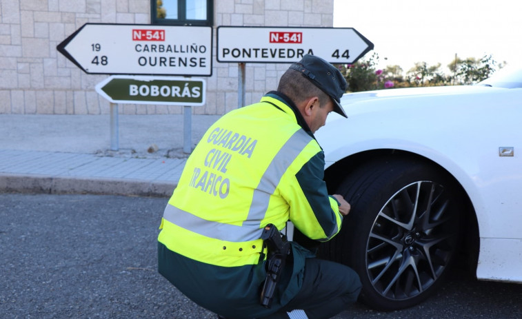 Los neumáticos serán sometidos a examen por la Guardia Civil gallega