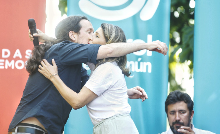 Yolanda Díaz y Martiño Noriega, dos de los nombres que suenan como candidatos a la presidencia de la Xunta por Galicia en Común