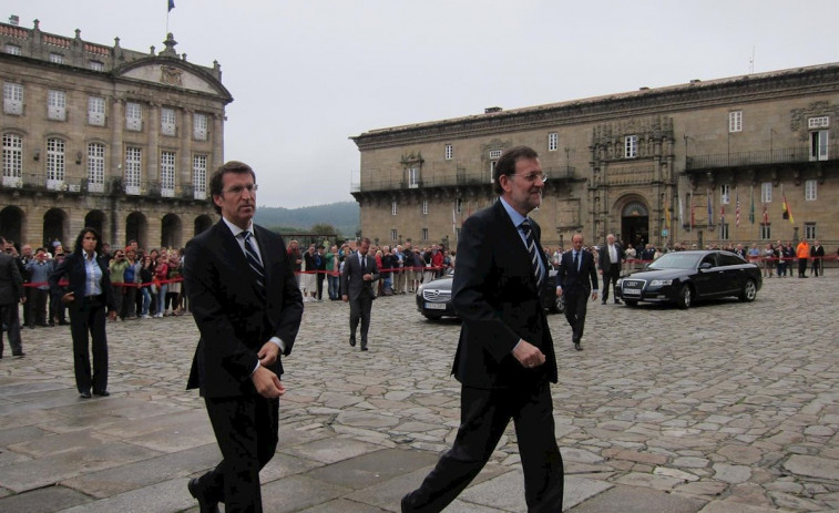 ​Rajoy escoge a Feijóo como compañero para la presentación de sus memorias políticas