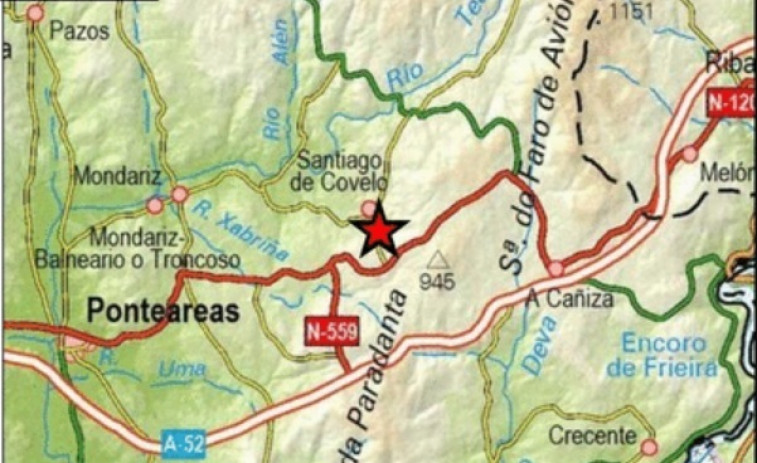 Pequeños terremotos siguen sucediéndose en Galicia, hoy hubo en Covelo (Pontevedra) y O Carballiño (Ourense)