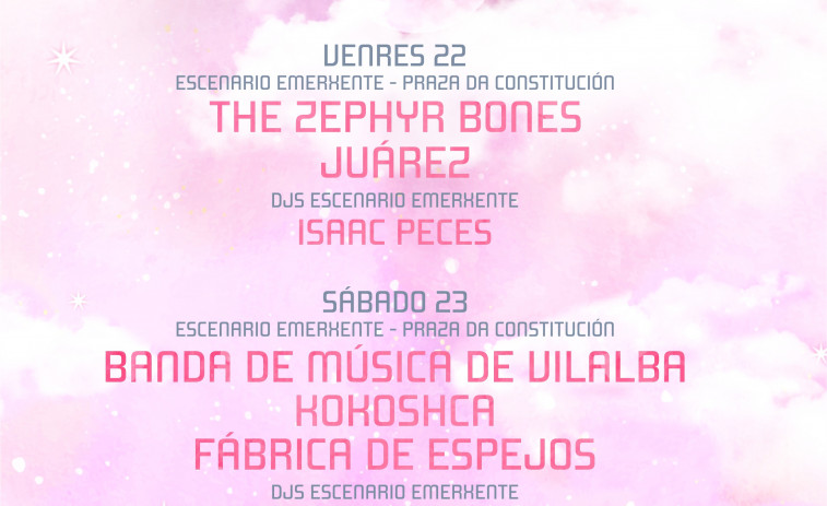 FIV de Vilalba presenta su cartel para este año: The Zephyr Bones, Kokoshca, Juárez, Fábrica de Espejos...