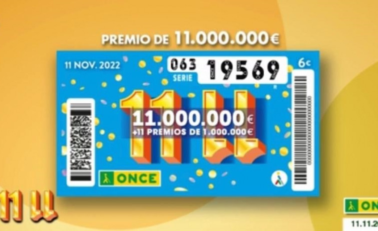 El Extra del 11/11 de la ONCE deja en Ribadeo los once millones de su premio mayor
