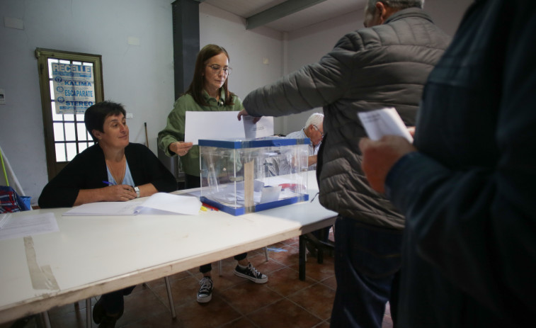 La participación en las elecciones en Galicia a las 14:00 es del 35,58%