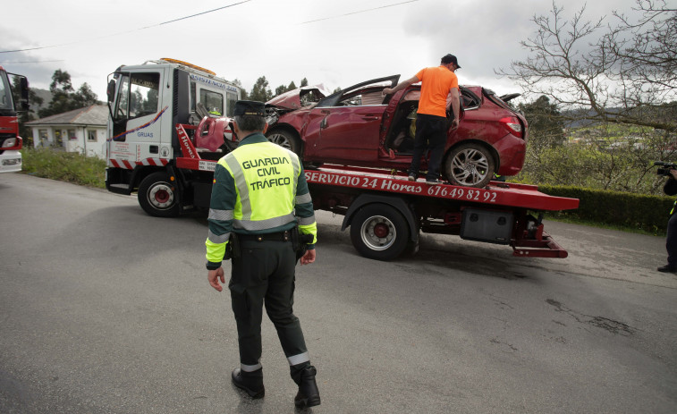 La Guardia Civil reconstruirá el próximo miércoles el accidente de Xove, en el que fallecieron cuatro jóvenes