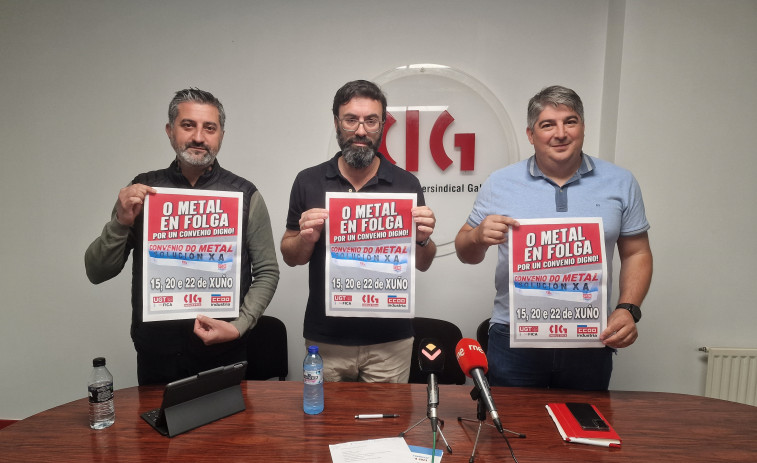 Trabajadores del metal en Pontevedra llamados a tres días de huelga al encallar las negociaciones con la patronal