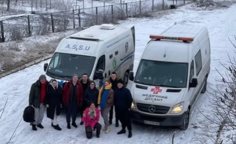 AGA-Ucraína lleva asistencia médica gratuita a Jersón para ayudar a ciudadanos ucranianos
