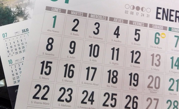 Calendario laboral 2024 en Galicia: estos son los festivos de las siete ciudades gallegas