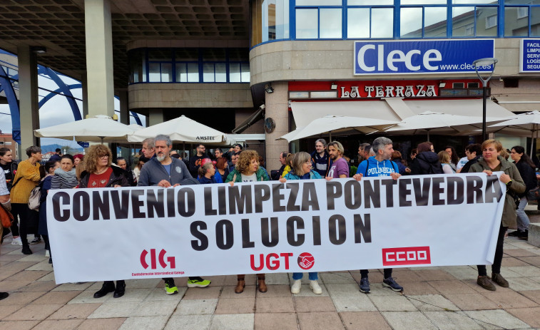 Nueva huelga de la limpieza que afecta a hospitales y otros edificios públicos de Ourense y Pontevedra