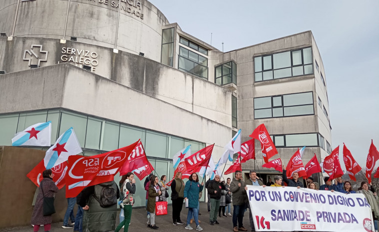 Trabajadores de la sanidad privada de la provincia de A Coruña irán a la huelga