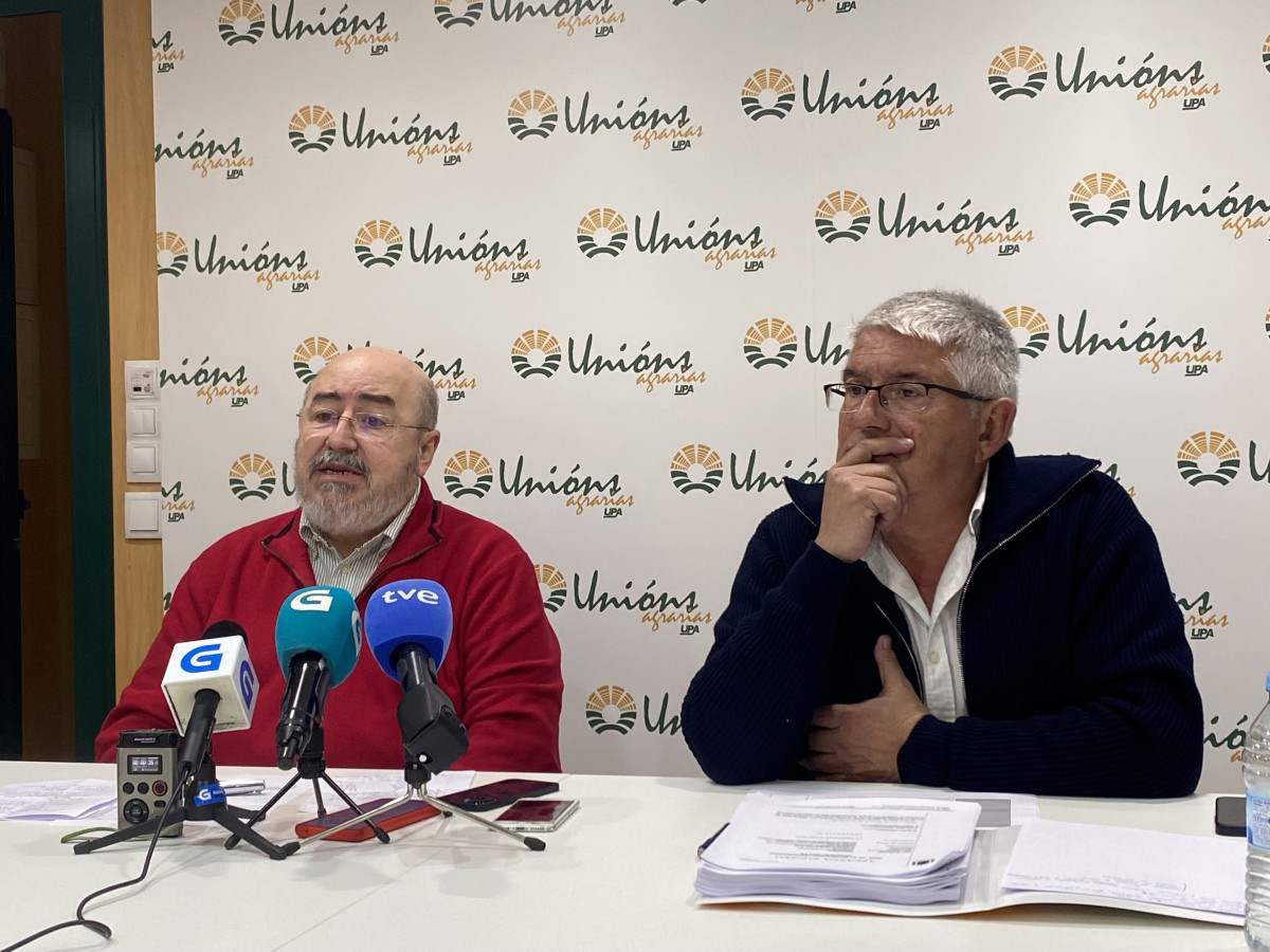 Rueda de prensa de Unións Agrarias sobre la sentencia del cártel de la leche.