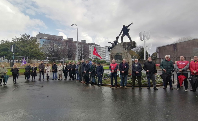 El 'Día da Clase Obreira Galega' recuerda en Ferrol a Amador Rey y Daniel Niebla