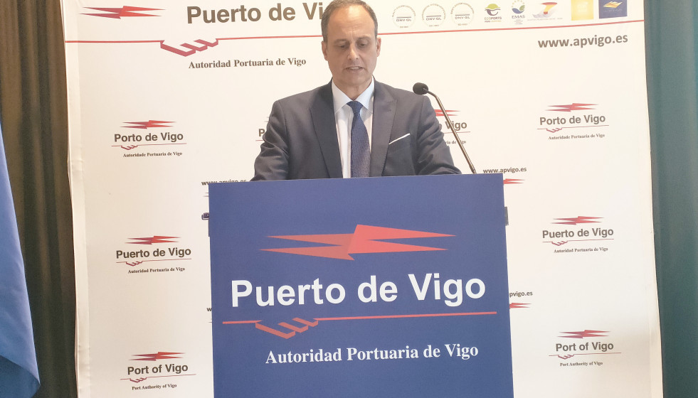 Carlos Botana, presidente de la Autoridad Portuaria de Vigo.