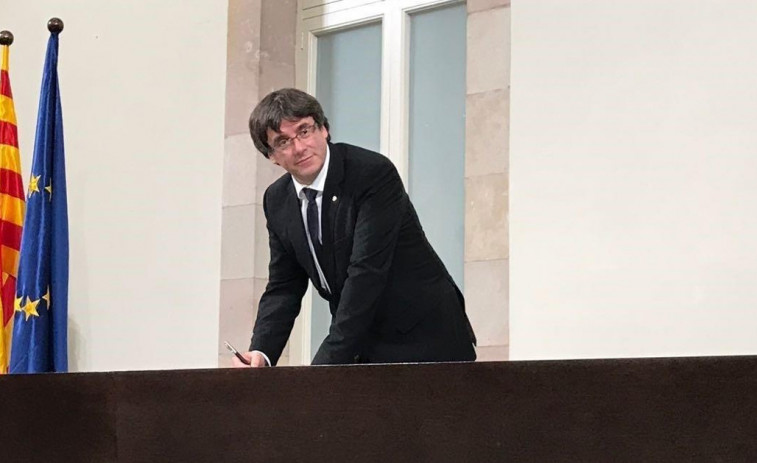 ​Puigdemont amaga con comparecer en el Senado, pero termina dando marcha atrás