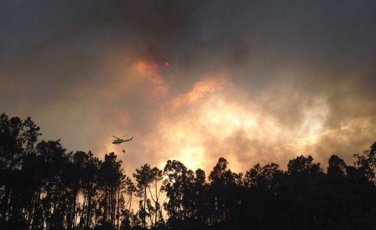 Más de 70 hectáreas calcinadas en los incendios del parque de O Invernadoiro