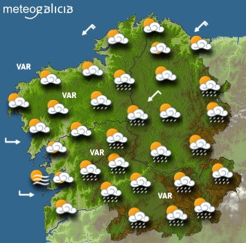 Predicciones para el jueves 19 de septiembre en Galicia.