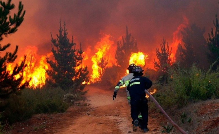 Galicia se acerca al clima de Australia y a sus incendios incontrolables
