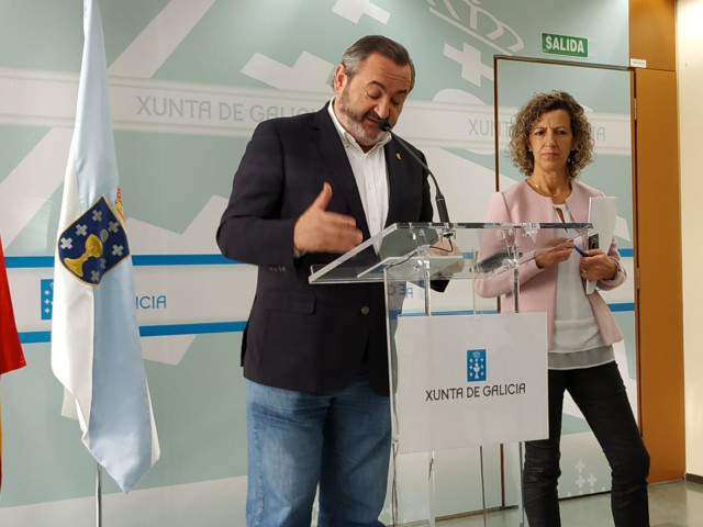 El delegado de la Xunta en Lugo, José Manuel Balseiro, en rueda de prensa