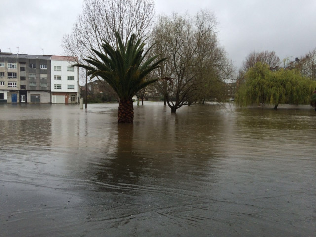 Inundaciones en Carballo (A Coruña) temporal lluvia