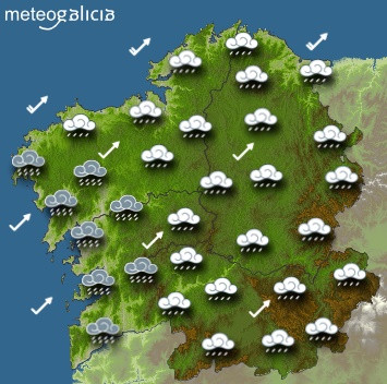 Predicciones para el jueves 28 de noviembre en Galicia.