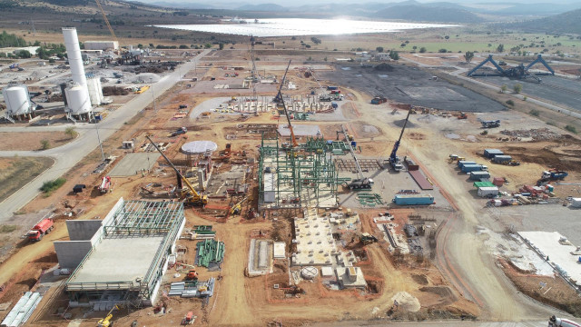 Construcción de las nuevas instalaciones de Ence en Puertollano
