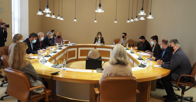 Archivo - Junta de portavoces del Parlamento de Galicia en su reunión del 5 de octubre de 2021.