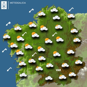Predicciones para el martes 15 de marzo en Galicia.