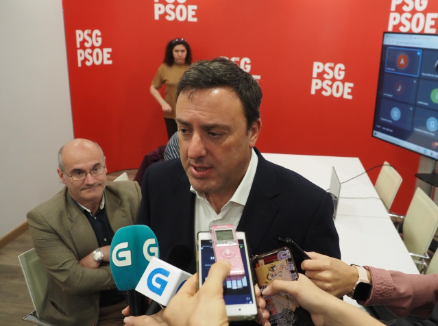 El secretario xeral del PSdeG, Valentín González Formoso, en declaraciones
