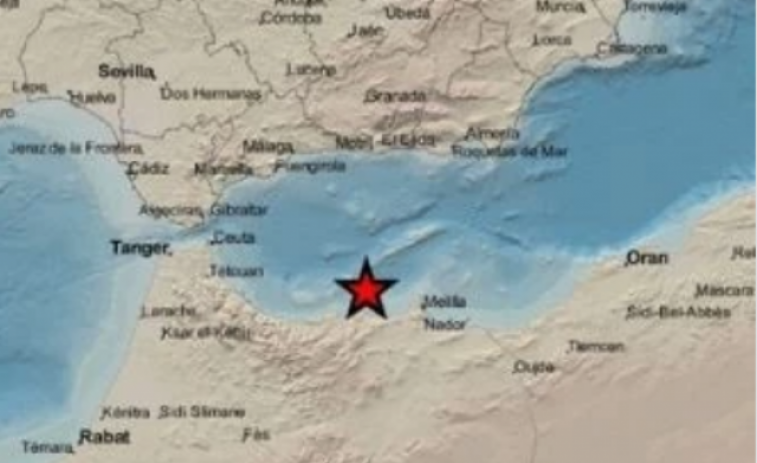 Un terremoto de magnitud 4,1 sacude Melilla y varios municipios de Málaga