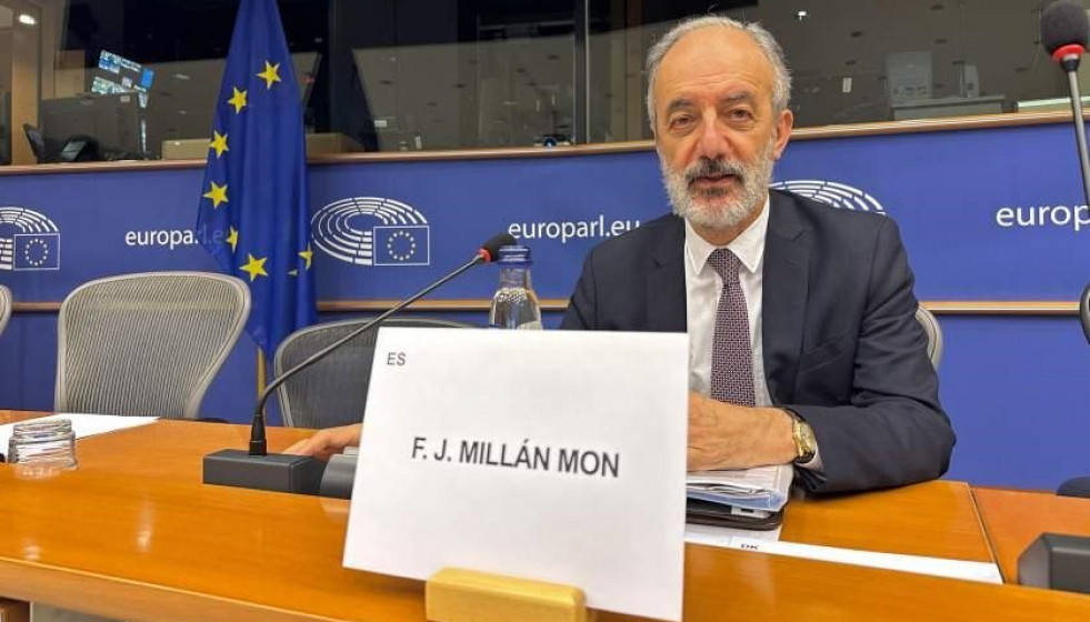 El eurodiputado gallego del PP y vicepresidente de la Comisión de Pesca, Francisco Millán Mon.