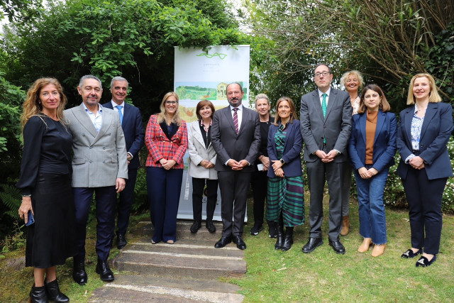 Representantes de los departamentos de turismo de los gobiernos autonómicos de Galicia, Euskadi, Asturias y Cantabria