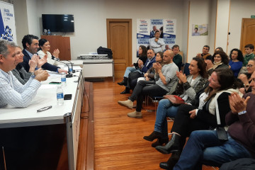 Archivo - Comité Ejecutivo del PP de Pontevedra presidido por Luis López para ratificar la gestora del PP de Vigo presidida por Ana Ortiz.
